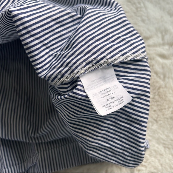 JCrew Oxford Pinstripe Button Up Dress 0 - Picture 6 of 6